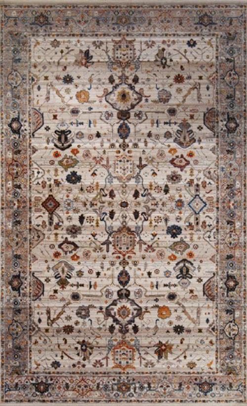 Halı 7/24 Serisi 0727 Kemik Salon Oturma Yatak Odası Halısı