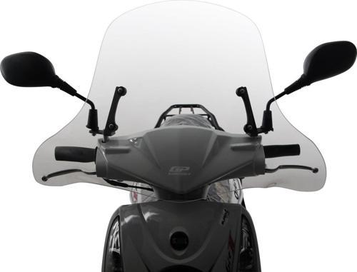 SYM Orbit II 50 2022-2023 Uyumlu Elcikli Ön Cam Füme