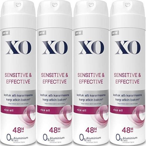 Deodorant 150ML Women-Kadın Sensitive & Effective (4 Lü Set)