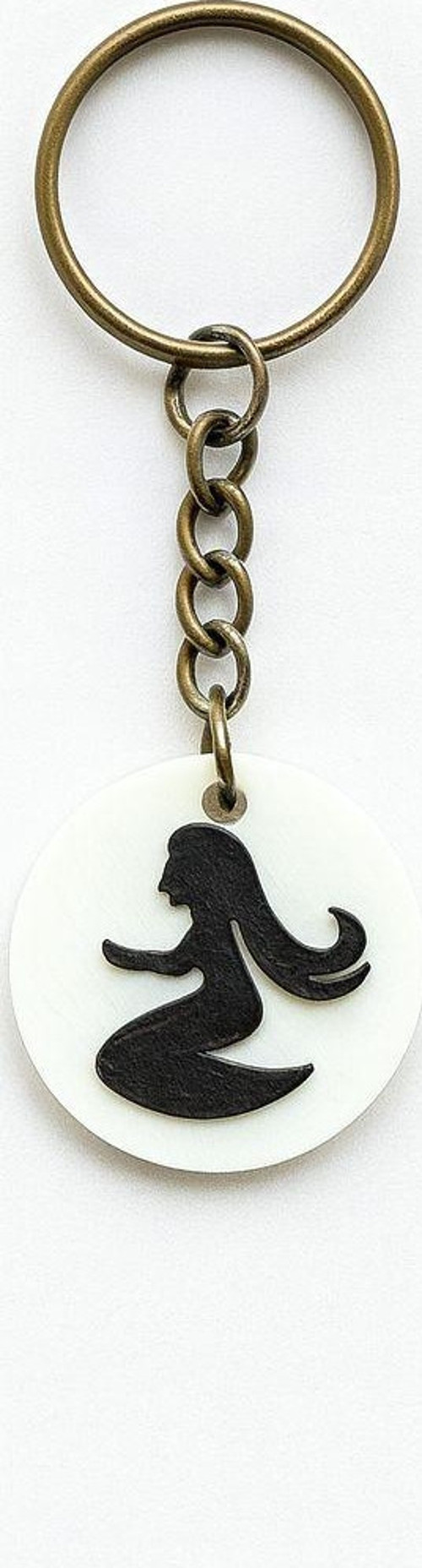 Başak Burcu NFC Anahtarlık – Akıllı Temassız Bağlantı Özellikli Burç Anahtarlığı (3,5 cm)