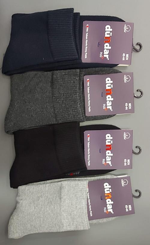 PLUS 7040 ERKEK HAVLU YARIM KONÇ PATİK ÇORAP 6 ADET