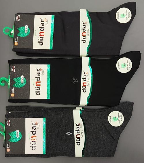 PLUS 5534 ERKEK DİKİŞSİZ BAMBU LİKRALI ÇORAP 12 ADET