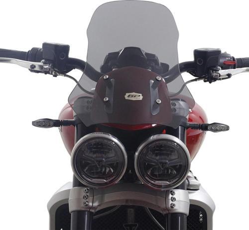 Triumph Rocket 3 R / GT 2010-2023 Uyumlu Ön Cam Füme