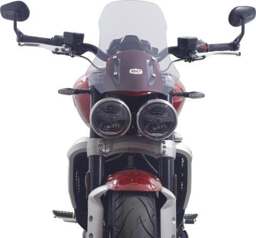 Triumph Rocket 3 R / GT 2010-2023 Uyumlu Ön Cam Şeffaf