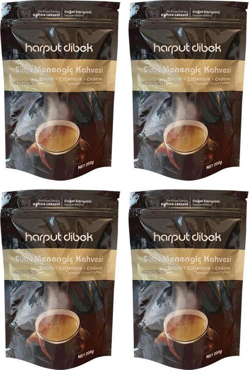 Harput Dibek Sütlü Menengiç Kahvesi 200 gr x 4 Adet