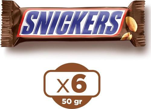 50 gr Yer Fıstıklı Çikolata 6 lı