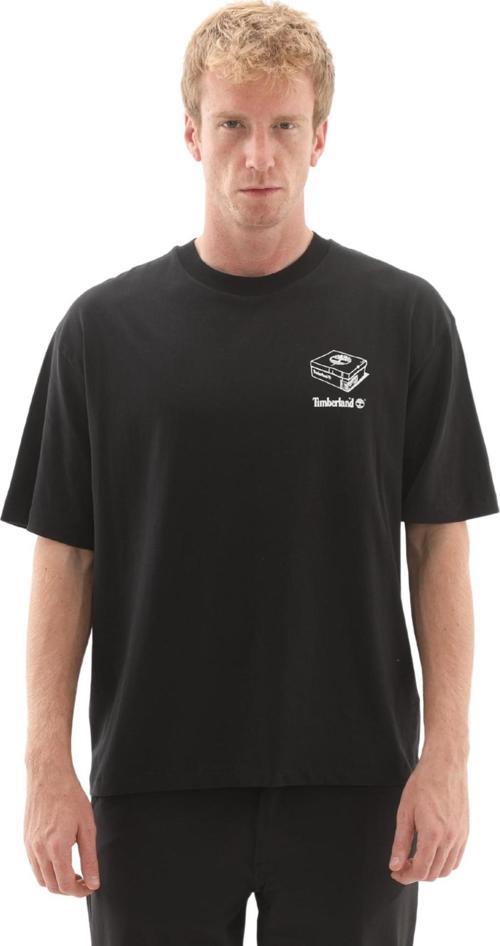B0A6KY30011-R Timberland &#039;My Boots&#039;&#039; Short Sleeve Tee Erkek T-Shirt Siyah