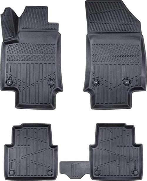 Citroen C3 Aircross 2017-2024 için Havuzlu Oto Paspas, Yüksek Kenarlı, Esnek, Araca Özel, Kokusuz