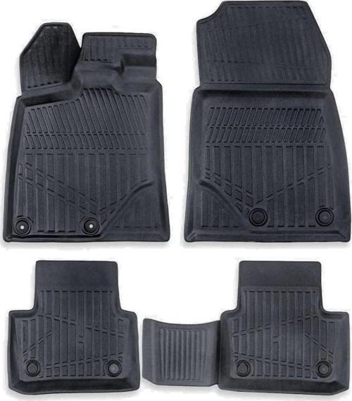 Peugeot 5008 Hybrid 2024-2025 için Havuzlu Paspas, Yüksek Kenarlı, Esnek, Araca Özel, Kokusuz, Oto Paspas