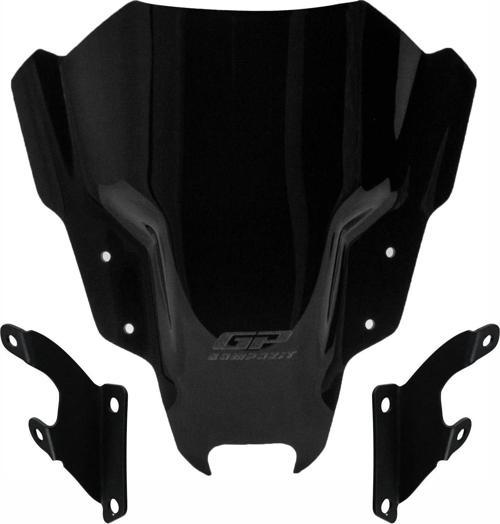 Yamaha MT-07 2021-2023 Uyumlu Ön Cam Siyah