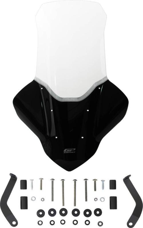 Yamaha NMAX 125 / 155 2021-2023 Uyumlu Elcikli Uzun Tur Camı Şeffaf