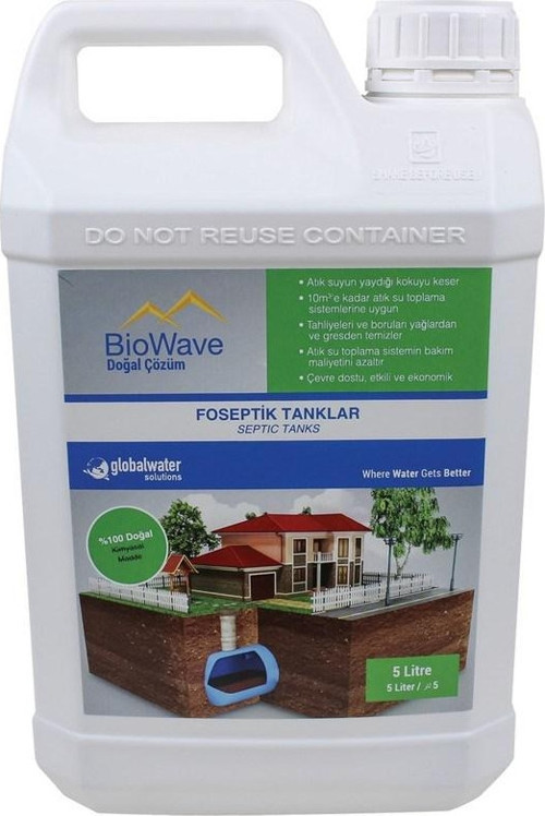 Biowave Foseptik Tanklar Koku ve Atık Giderici - 5 lt