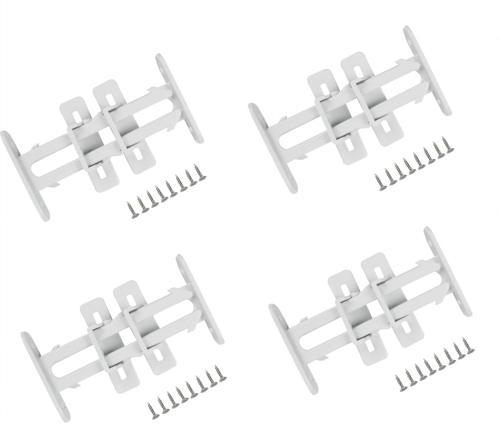 4 Adet Bebek Çocuk Koruma Kilidi - Dolap Çekmece Kilidi Sürgülü Kilit