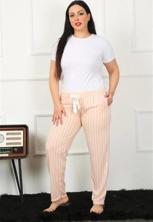Giyim Kadın Pamuklu Büyük Beden Alt Pijama