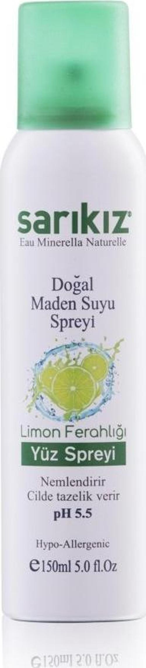 Doğal Maden Suyu Spreyi Limonlu 150ml (YENİ AMBALAJ)
