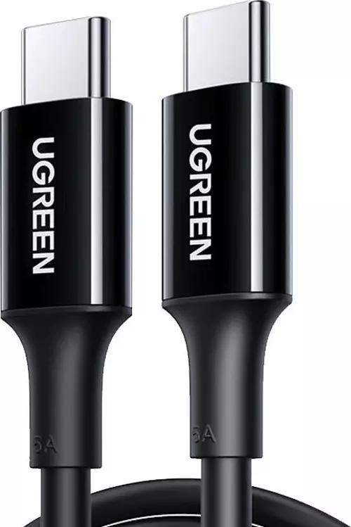 USB-C 100W 5A QC PD Hızlı Şarj Kablosu, 1 Metre, Siyah, 80371