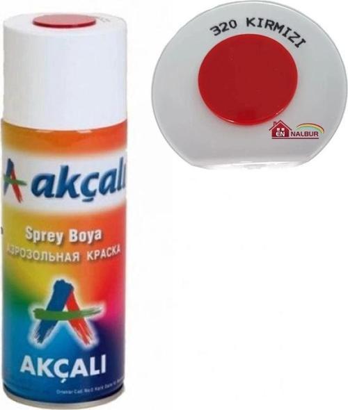 Akçalı Sprey Boya 400 ml 320 Kırmızı