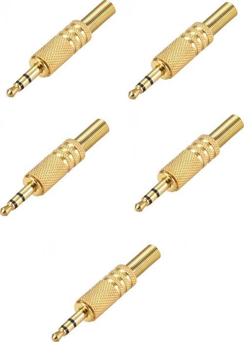 5 adet 2.5mm LEHİM TİPİ AUX siteryo Stereo ses kulaklık jack yüksek kalite GOLD