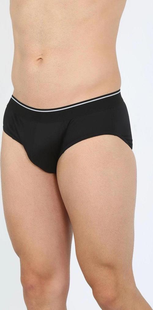Giyim Erkek Pamuk Likralı Slip Siyah