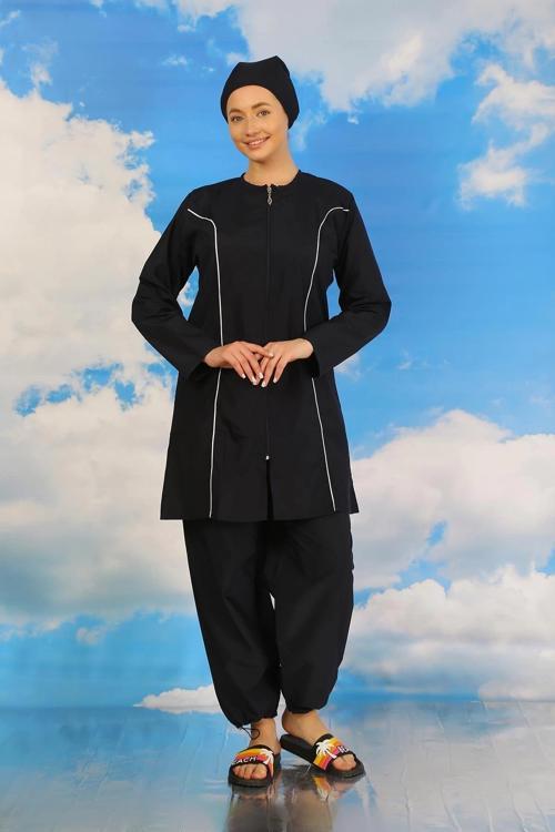 Giyim Kadın Tam Tesettür Lacivert Mayo