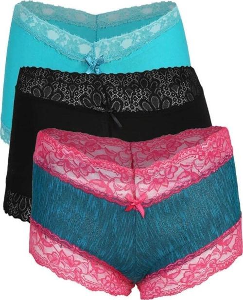 Giyim Bayan 3'lü Boxer