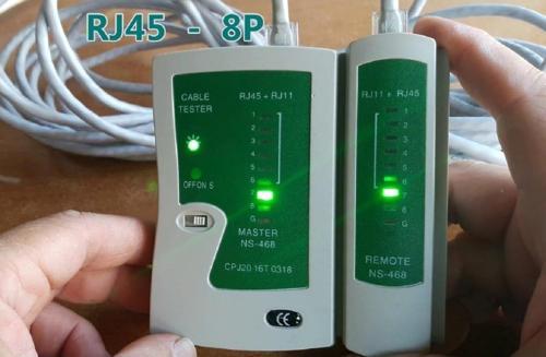 İnternet - Telefon Kablo Test Cihazı Cat5 Cat6 Internet Test Cihazı / Test Aleti