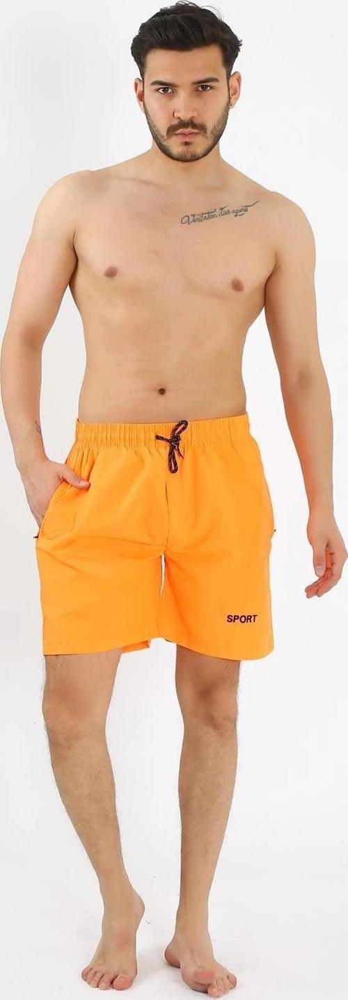 Giyim Erkek Turuncu Deniz Şortu