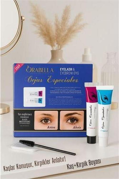 Siyah Kaş ve Kirpik Boyası Profesyonel Orabella