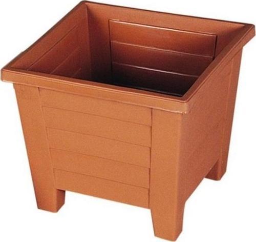 SY-5846 Dekoratif Plastik Kare Ayaklı Saksı 7 Litre No 3