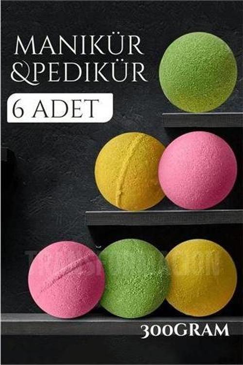 Manikür Pedikür Topu Manikür Bombası 6 adet 300 Gram
