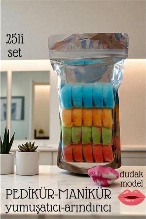 Pedikür Manikür Tozu Profesyonel - Yumuşatıcı Arındırıcı Toz 25'li SET