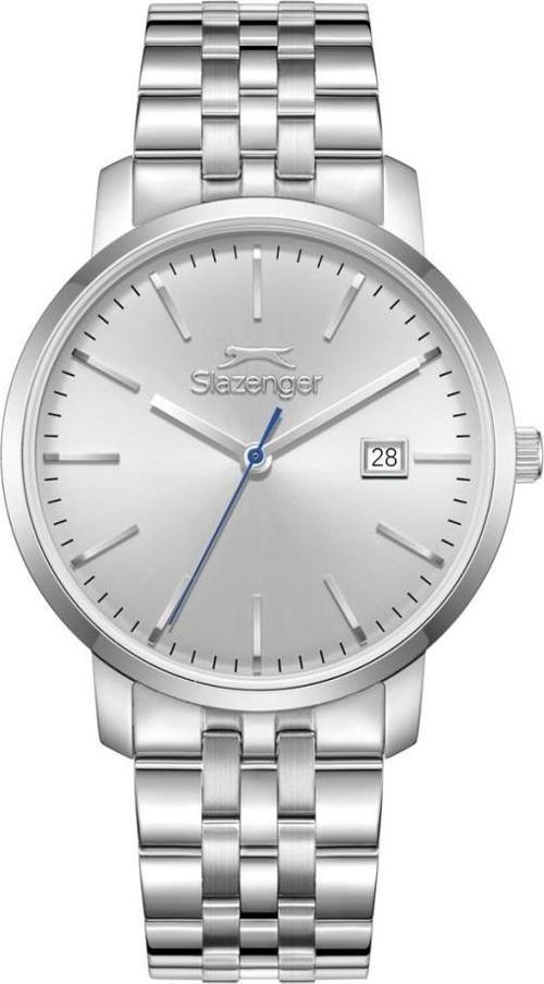 SL.09.2529.1.03 Takvimli 10 Atm Suya Dayanıklı Çelik Kasa Metal Renk Erkek Kol Saati
