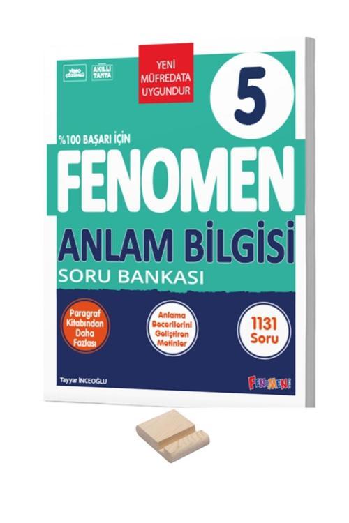 5. Sınıf Anlam Bilgisi Soru Bankası ve Telefon Tutucu