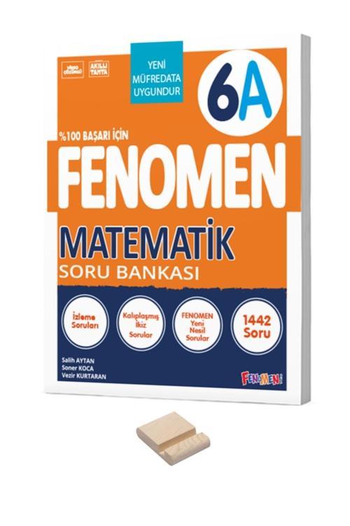6. Sınıf A Serisi Matematik Soru Bankası ve Telefon Tutucu