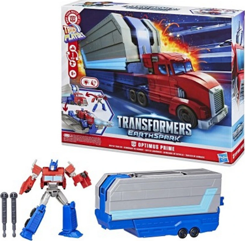 3in1 Sesli ve Işıklı Transformers EarthSpark Optimus Prime Savaş Oyun Seti