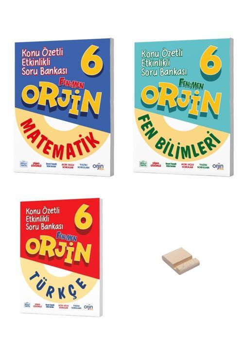 6. Sınıf Orjin Matematik Fen Bilimleri ve Türkçe Konu Özetli Soru Bankası 3lü Set