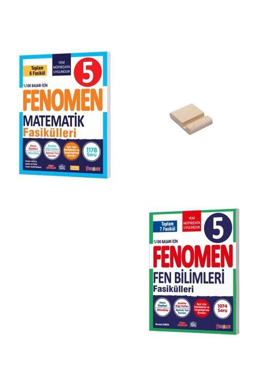 5. Sınıf Matematik ve Fen Bilimleri Fasikülleri + Telefon Standı
