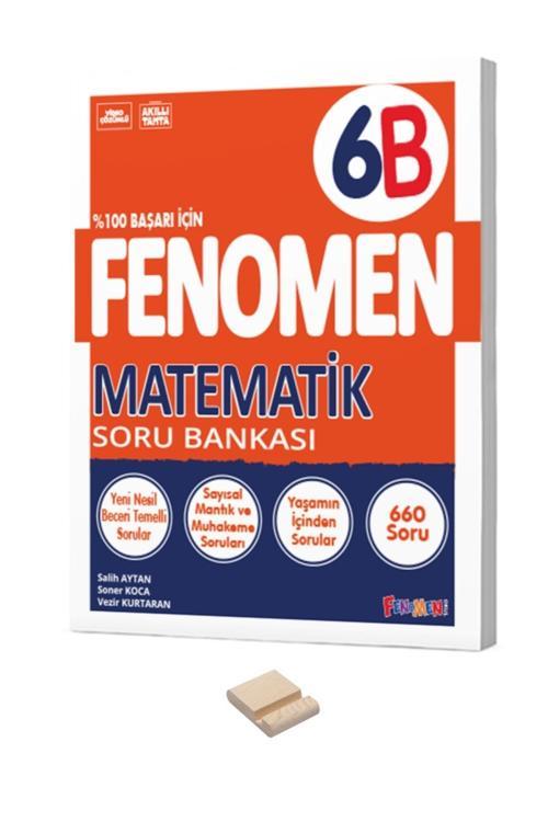 6. Sınıf Matematik (B) Soru Bankası ve Telefon Standı