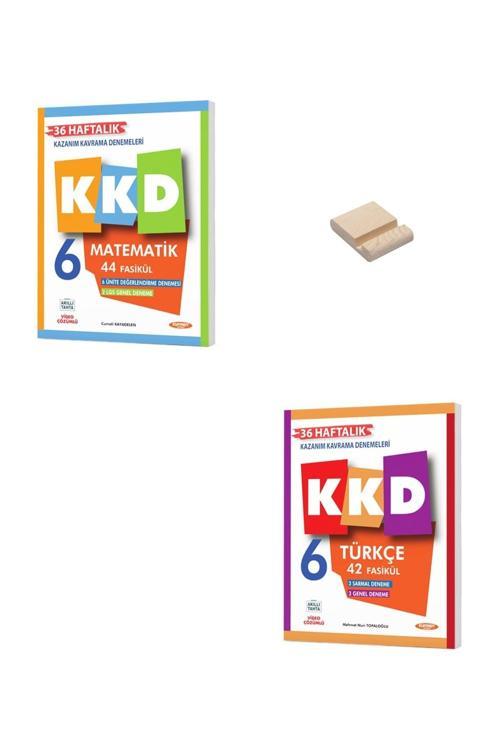 6. Sınıf Matematik ve Türkçe Haftalık Kazanım Denemeleri + Telefon Standı