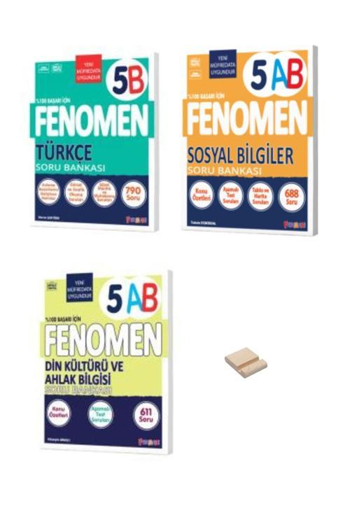 5. Sınıf B Serisi Türkçe Sosyal Bilgiler ve Din 3lü Set Soru Bankası
