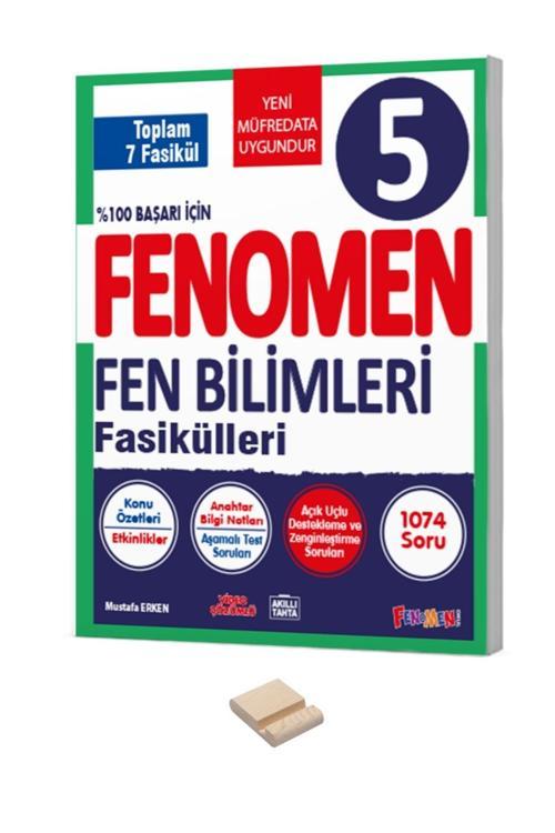 5. Sınıf Fen Bilimleri Fasikülleri ve Telefon Standı