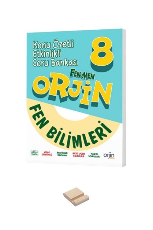 LGS 8. Sınıf Orjin Konu Özetli Etkinlikli Fen Bilimleri Soru Bankası ve Telefon Standı