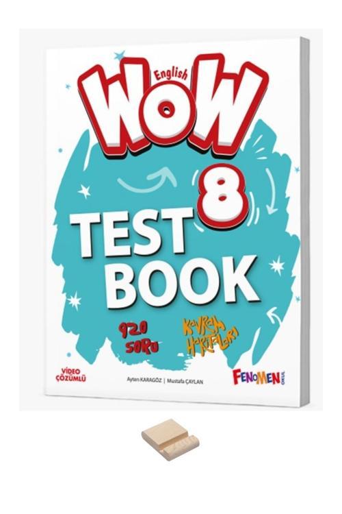 LGS 8. Sınıf Wow Test Book ve Telefon Standı