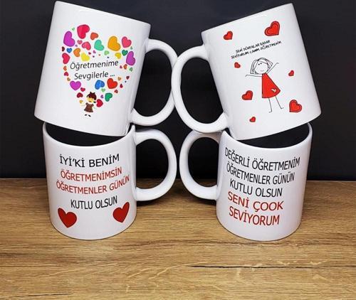 Öğretmenler Gününe Özel Baskılı Kupa Bardak