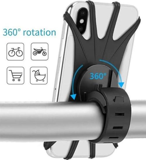 Esnek Silikon Örümcek Bisiklet Telefon Tutucu