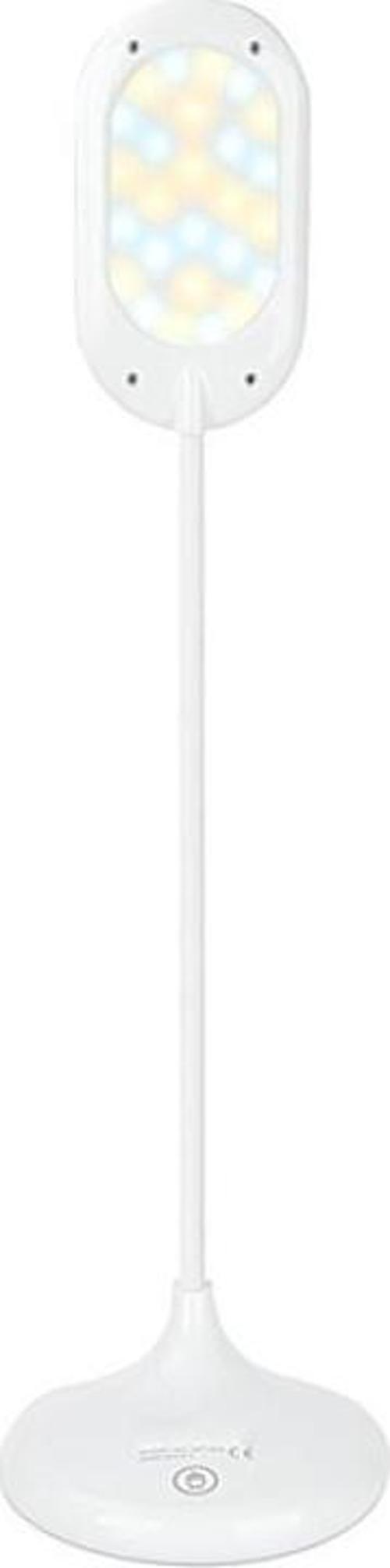 Şarjlı Sarı Ve Beyaz Renk Masa Lambası