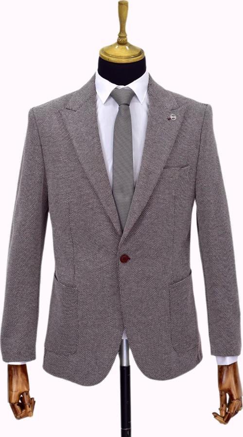 Erkek Tek Spor Ceket Çift Yırtmaçlı BGL-ST03983