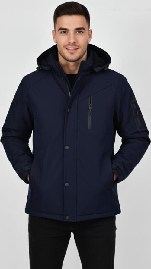 Erkek Kapüşonlu Spor Mont Regular Fit 3013 BGL-ST04908