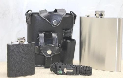 Deri Kılıflı Matara Seti Alk3929