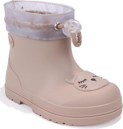 İgor CC334 Mendi Gato Bej Kürklü Günlük Kız Çocuk Yağmur Çizme